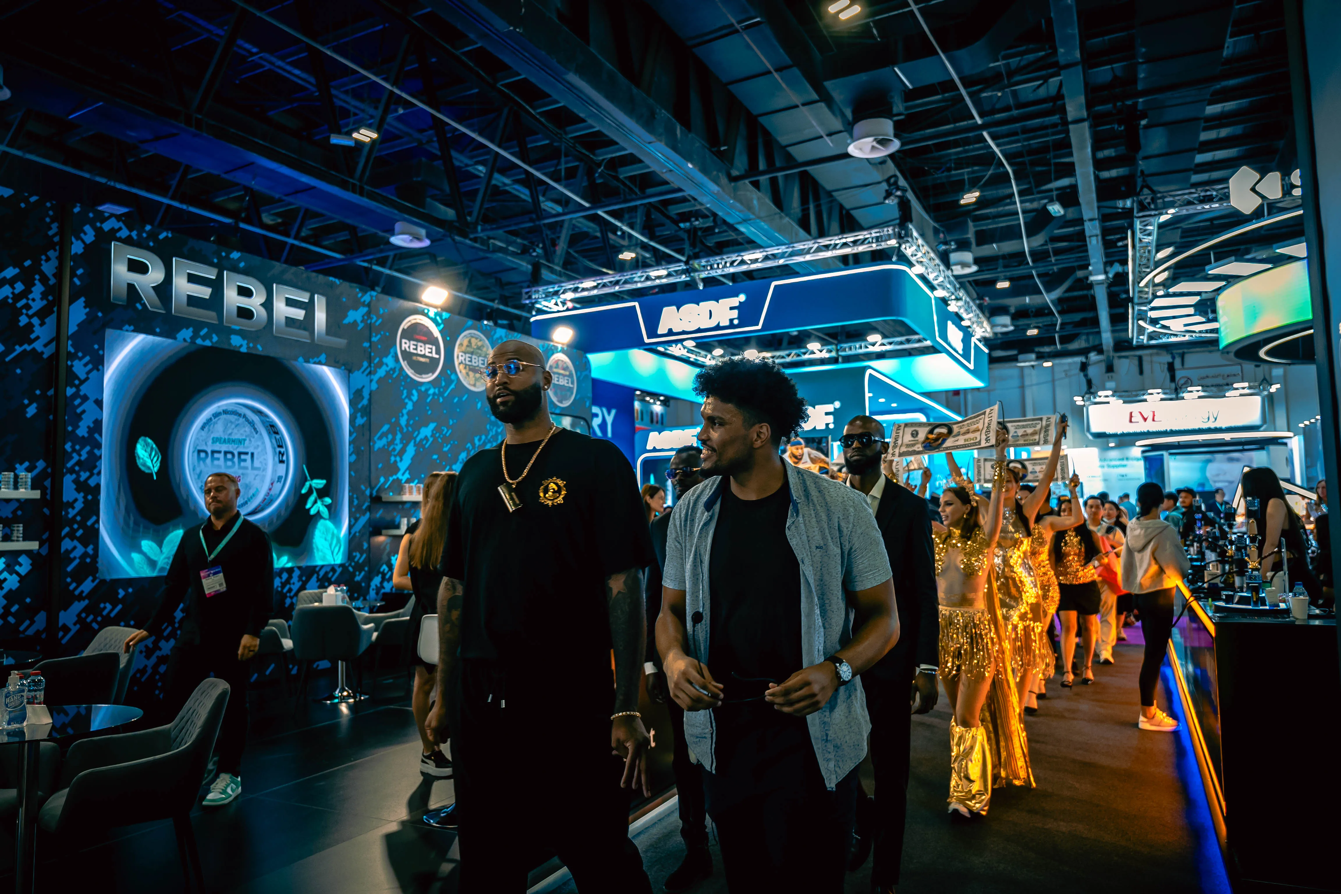 BREAKING: NBA & UFC Legends Ignite ALIBARBAR’s Booth at Dubai World Vape Show 2025!